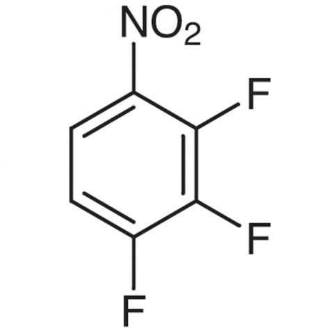 2,3,4-Trifluoronitrobenzene Chemische Struktur