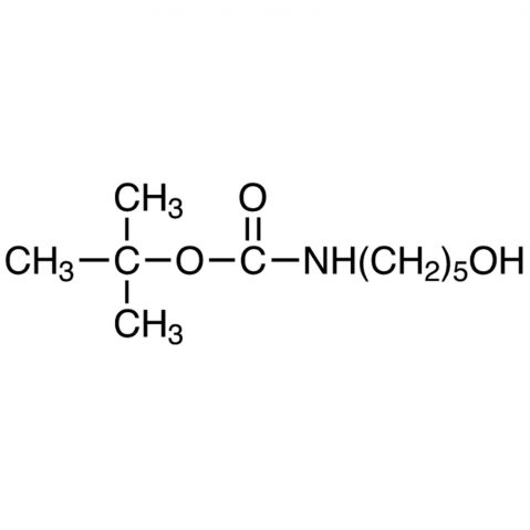 5-(tert-Butoxycarbonylamino)-1-pentanol Chemische Struktur