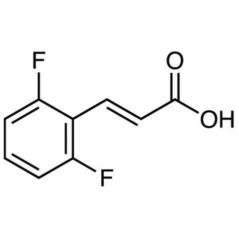 trans-2,6-Difluorocinnamic Acid Chemical Structure