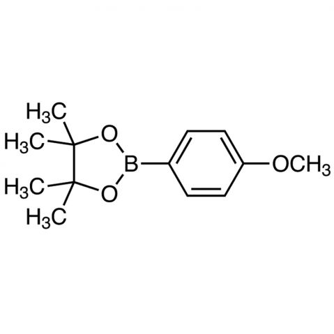 4-(4,4,5,5-Tetramethyl-1,3,2-dioxaborolan-2-yl)anisole Chemical Structure