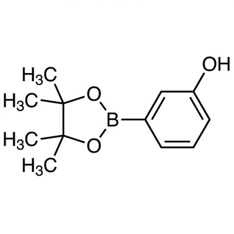 3-(4,4,5,5-Tetramethyl-1,3,2-dioxaborolan-2-yl)phenol Chemical Structure