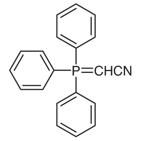 (Triphenylphosphoranylidene)acetonitrile التركيب الكيميائي