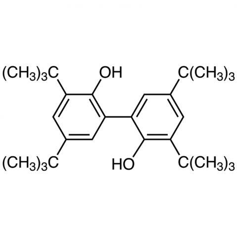 3,3',5,5'-Tetra-tert-butyl-2,2'-dihydroxybiphenyl Chemical Structure