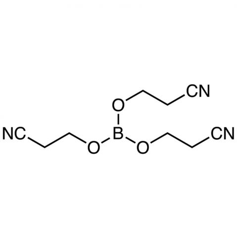 Tris(2-cyanoethyl) Borate 化学構造