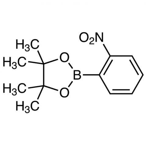 4,4,5,5-Tetramethyl-2-(2-nitrophenyl)-1,3,2-dioxaborolane Chemical Structure