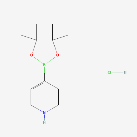 1,2,3,6-Tetrahydropyridine-4-boronic acid pinacol ester hydrochloride Chemical Structure