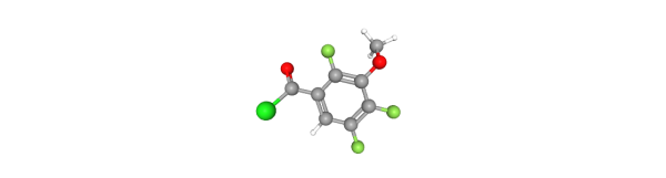 2,4,5-Trifluoro-3-methoxybenzoyl chloride Chemische Struktur