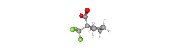 1-(Trifluoromethyl)cyclopentane-1-carboxylic acid Chemische Struktur