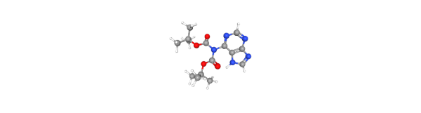 tert-butyl N-[(tert-butoxy)carbonyl]-N-(9H-purin-6-yl)carbamate Chemische Struktur