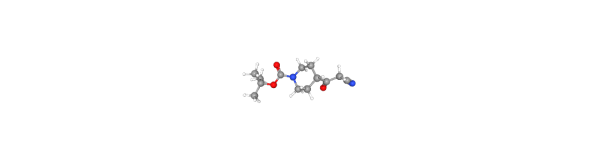 tert-butyl 4-(2-cyanoacetyl)piperidine-1-carboxylate Chemische Struktur