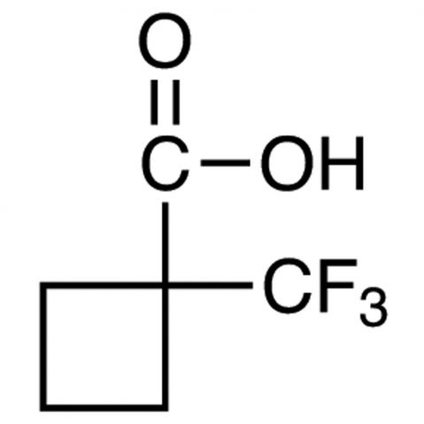 1-(Trifluoromethyl)cyclobutanecarboxylic acid Chemical Structure