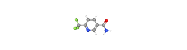 6-(Trifluoromethyl)nicotinamide التركيب الكيميائي