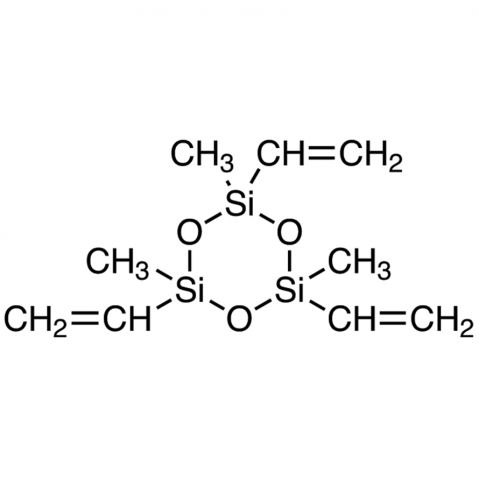 2,4,6-Trimethyl-2,4,6-trivinyl-1,3,5,2,4,6-trioxatrisilinane Chemical Structure