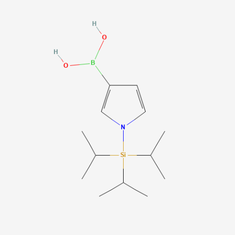 1-(Triisopropylsilyl)-1H-pyrrole-3-boronic acid Chemical Structure