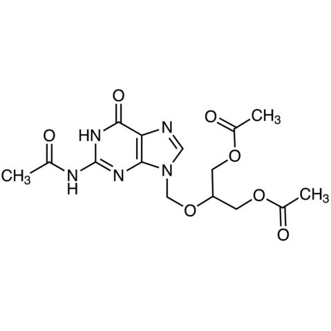 Triacetylganciclovir التركيب الكيميائي