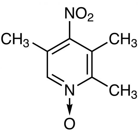 2,3,5-trimethyl-4-nitro-1-oxidopyridin-1-ium Chemical Structure