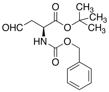 t-Butyl (2S)-2-[(Benzyloxycarbonylamino)]-4-oxo-butyrate 化学構造