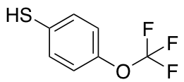 4-(Trifluoromethoxy)thiophenol 化学構造