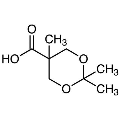 2,2,5-Trimethyl-1,3-dioxane-5-carboxylic Acid Chemische Struktur