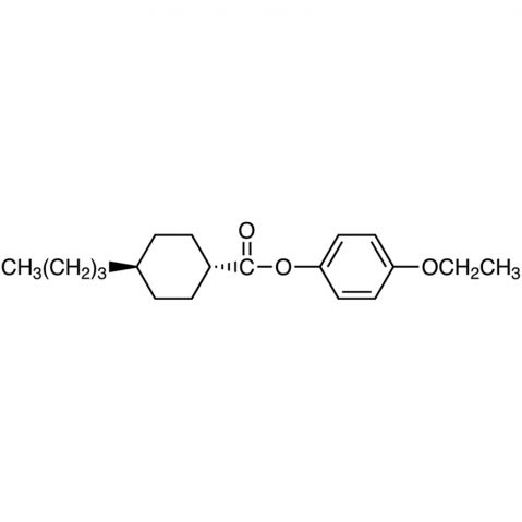 trans-4-Ethoxy-phenyl 4-butylcyclohexanecarboxylate Chemical Structure