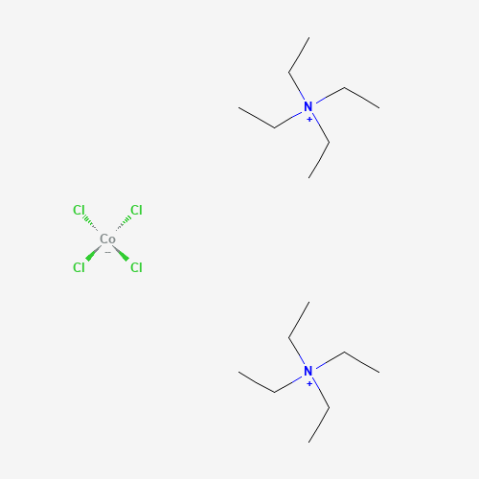 Tetraethylammonium tetrachlorocobaltate(II) Chemical Structure