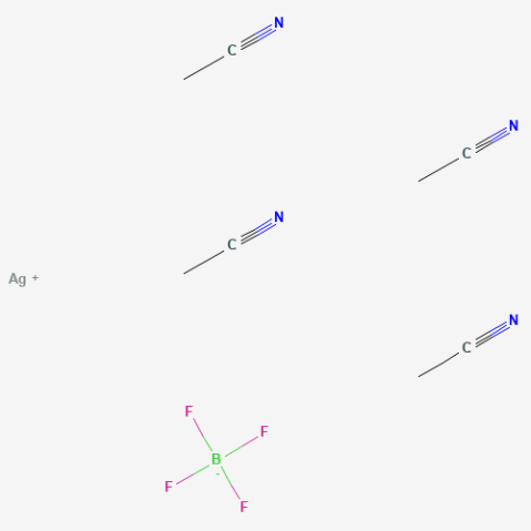 Tetrakis(acetonitrile)silver(I) tetrafluoroborate التركيب الكيميائي