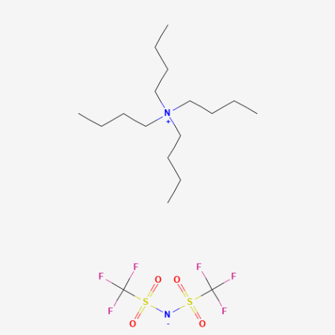 Tetrabutylammonium bis-trifluoromethanesulfonimidate 化学構造