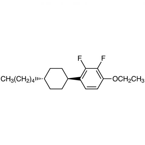 trans-1-Ethoxy-2,3-difluoro-4-(4-pentylcyclohexyl)benzene Chemische Struktur