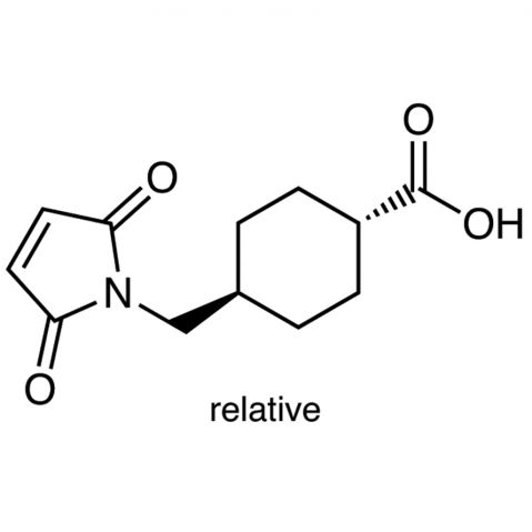 trans-4-(N-Maleimidomethyl)cyclohexane-1-carboxylic Acid التركيب الكيميائي