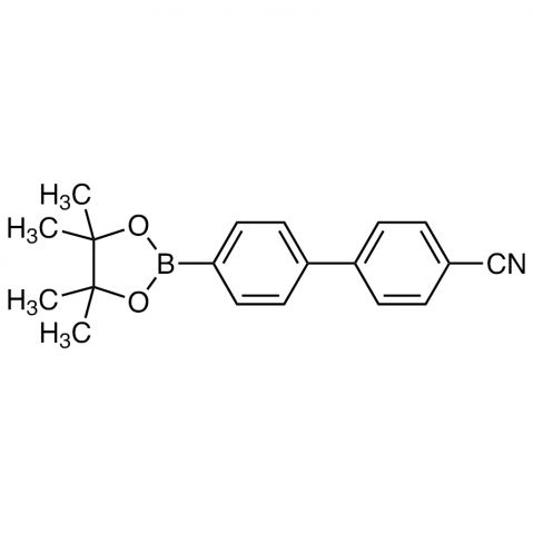 4'-(4,4,5,5-Tetramethyl-1,3,2-dioxaborolan-2-yl)[1,1'-biphenyl]-4-carbonitrile Chemical Structure