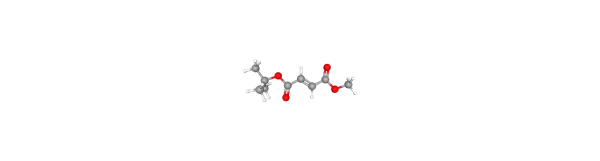 tert-Butyl methyl fumarat Chemische Struktur