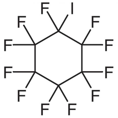 Undecafluoroiodocyclohexane (stabilized with Copper chip) Chemical Structure