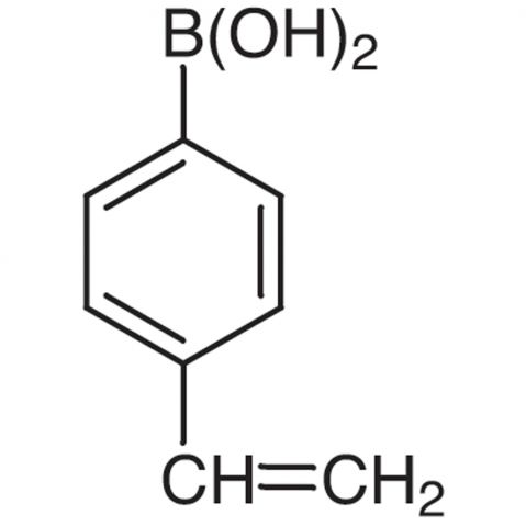 4-Vinylphenylboronic acid(contains varying amounts of Anhydride) Chemical Structure