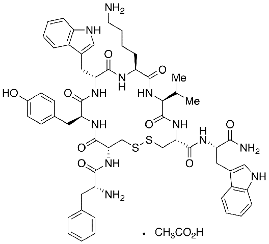 Vapreotide Acetate Chemische Struktur