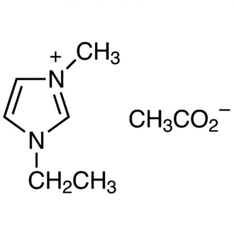 1-Ethyl-3-methylimidazolium acetate Chemical Structure