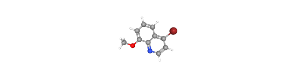 4-Bromo-8-methoxyquinoline Chemische Struktur