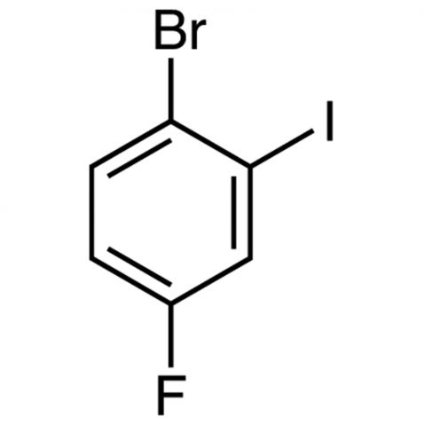 1-Bromo-4-fluoro-2-iodobenzene Chemical Structure