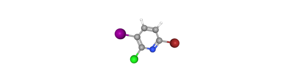 6-Bromo-2-chloro-3-iodopyridine 化学構造