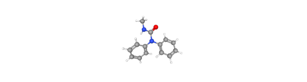 3-Methyl-1,1-diphenylurea 化学構造