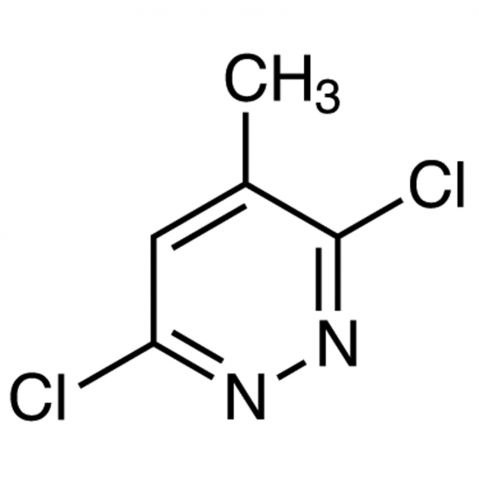 3,6-Dichloro-4-methylpyridazine 化学構造