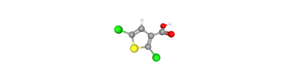 2,5-Dichlorothiophene-3-carboxylic acid Chemische Struktur