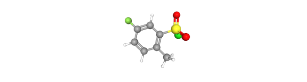 5-Fluoro-2-methylbenzenesulfonyl chloride 化学構造