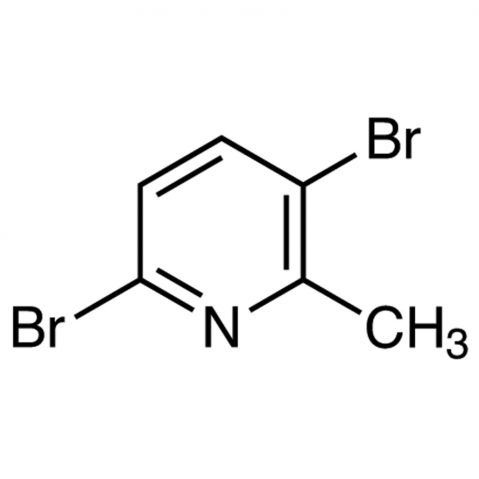 3,6-Dibromo-2-methylpyridine Chemical Structure