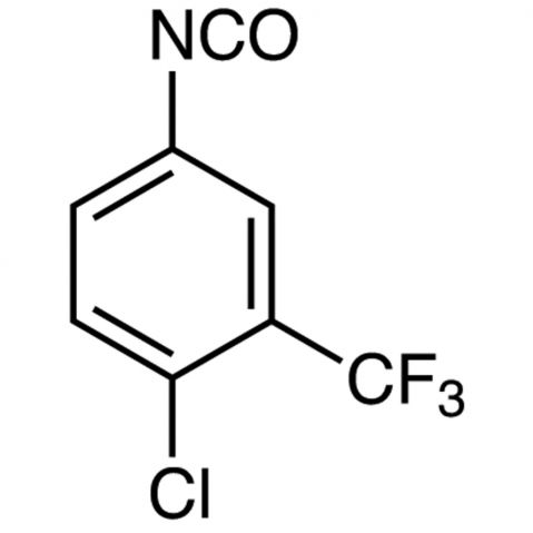 4-Chloro-3-(trifluoromethyl)phenyl isocyanate Chemical Structure