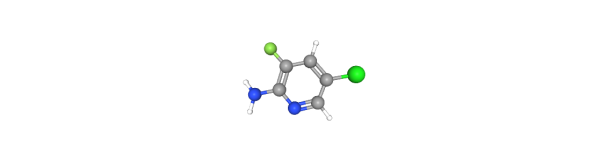 2-Amino-5-chloro-3-fluoropyridine Chemical Structure