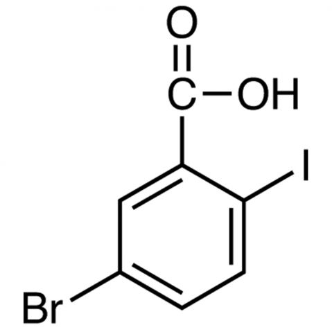 5-Bromo-2-iodobenzoic acid Chemical Structure