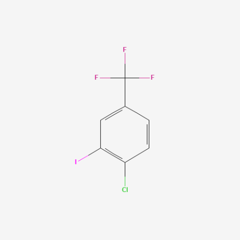 4-Chloro-3-iodobenzotrifluoride Chemical Structure