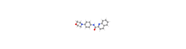 N-[4-(morpholin-4-yl)phenyl]quinoline-2-carboxamide 化学構造