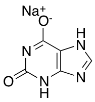 Xanthine sodium salt التركيب الكيميائي