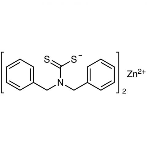 Zinc(II) Dibenzyldithiocarbamate Chemical Structure